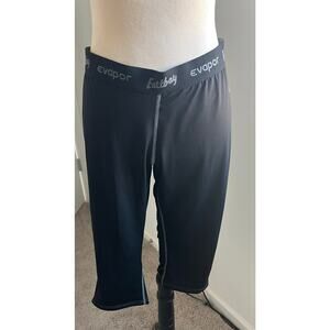 NWT Eastbay Evapor Women's Black Compression 3/4 Leggings Undergarment Size 2XL